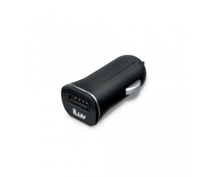 iLuv IAD540BLK MobiSeal Micro Size USB Car Charger 